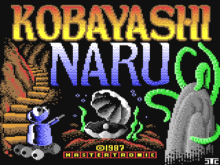 Kobyashi Naru title screen for Commodore 64